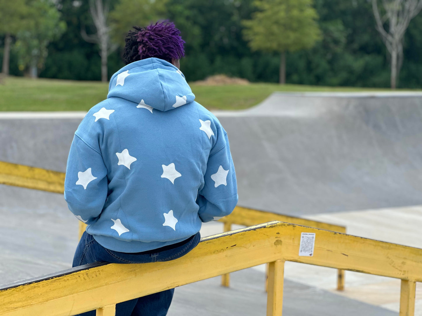 Baby Blue Starlight Hoodie