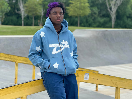 Baby Blue Starlight Hoodie